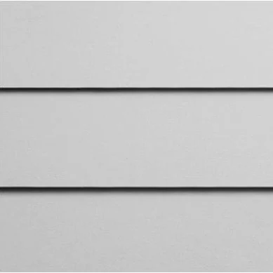 Pale white horizontal siding swatch