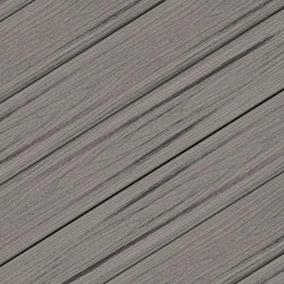 Grey composite decking swatch